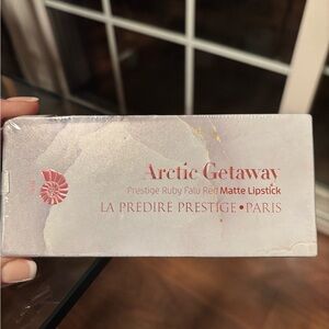 Arctic Getaway Ruby Falu Red Matte Lipstick in RUBYLIP02 by Prestige BNIB/SEALED